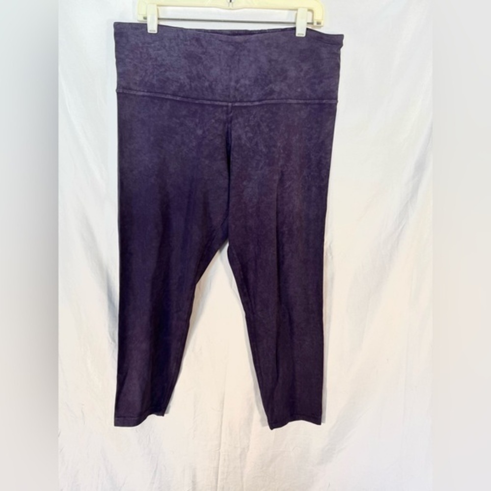 Athleta Women's Elation Garment Dye 7/8 Tight Mythical Purple Size 2X